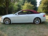 Alpine White BMW 6 Series in 2005