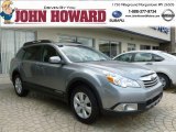 2010 Steel Silver Metallic Subaru Outback 2.5i Premium Wagon #67901327