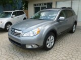 Steel Silver Metallic Subaru Outback in 2010