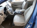 2012 Nissan LEAF SV Light Gray Interior