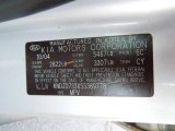 2005 Sorento Color Code for Clear Silver Metallic - Color Code: 6C