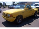 Chrome Yellow Ford Ranger in 1996