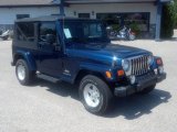 2005 Patriot Blue Pearl Jeep Wrangler Unlimited 4x4 #67962175