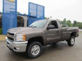 2013 Mocha Steel Metallic Chevrolet Silverado 2500HD LT Regular Cab 4x4 #67961586