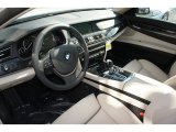 2012 BMW 7 Series 740Li Sedan Oyster/Black Interior