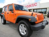 2012 Crush Orange Jeep Wrangler Unlimited Sport 4x4 #67961740