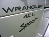 Jeep Wrangler 2000 Badges and Logos