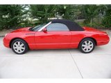 2002 Torch Red Ford Thunderbird Premium Roadster #68018959