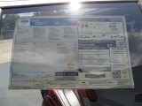 2013 Ford Edge SEL EcoBoost Window Sticker