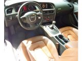 2010 Audi A5 2.0T quattro Coupe Cinnamon Brown Interior