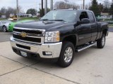 2011 Black Chevrolet Silverado 2500HD LTZ Extended Cab 4x4 #68042680