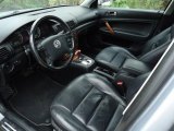 2003 Volkswagen Passat GLX 4Motion Wagon Black Interior