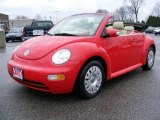 2005 Tornado Red Volkswagen New Beetle GL Convertible #6794042