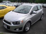 2012 Silver Ice Metallic Chevrolet Sonic LTZ Hatch #68051258