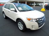 White Platinum Tri-Coat Ford Edge in 2011