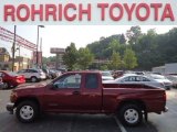 Dark Cherry Red Metallic Chevrolet Colorado in 2005