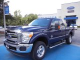 2012 Dark Blue Pearl Metallic Ford F250 Super Duty XLT SuperCab 4x4 #68093336