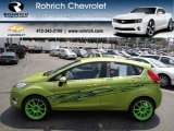2011 Lime Squeeze Metallic Ford Fiesta SES Hatchback #68093929