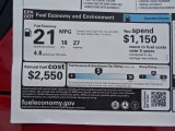 2013 Chevrolet Camaro LT/RS Convertible Window Sticker