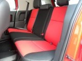 2012 Toyota FJ Cruiser Trail Teams Special Edition 4WD Rear Seat