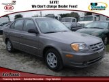 2004 Stormy Gray Hyundai Accent GL Sedan #68093809