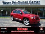 2010 Inferno Red Crystal Pearl Jeep Compass Latitude 4x4 #68153416