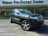 2011 Natural Green Pearl Jeep Grand Cherokee Overland 4x4 #68153410