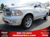 2012 Bright White Dodge Ram 1500 Laramie Crew Cab 4x4 #68152559