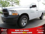 2012 Bright White Dodge Ram 1500 ST Regular Cab #68152555
