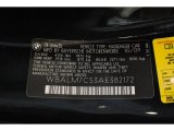 2010 BMW Z4 sDrive35i Roadster Info Tag