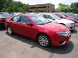 2012 Red Candy Metallic Ford Fusion SEL V6 AWD #68152489