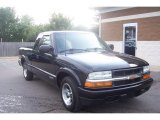 2003 Black Onyx Chevrolet S10 LS Extended Cab #68153313