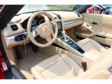 2013 Porsche Boxster S Luxor Beige Interior