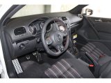 2013 Volkswagen GTI 4 Door Interlagos Plaid Cloth Interior