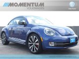 2012 Reef Blue Metallic Volkswagen Beetle Turbo #68153237