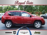 2012 Deep Cherry Red Crystal Pearl Jeep Compass Latitude 4x4 #68153178