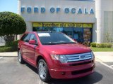 2008 Redfire Metallic Ford Edge Limited #6790733