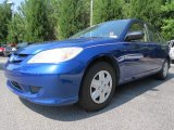 2004 Fiji Blue Pearl Honda Civic Value Package Sedan #68153119