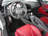 2012 Audi R8 Spyder 5.2 FSI quattro Red Interior
