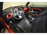 2005 Mini Cooper S Convertible Sunrise/Dark Blue Interior