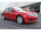 2012 Red Candy Metallic Ford Fusion SE #68223373