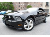 2012 Ford Mustang GT Premium Convertible Front 3/4 View