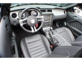 2012 Ford Mustang GT Premium Convertible Charcoal Black Interior