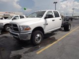 2012 Bright White Dodge Ram 3500 HD ST Crew Cab 4x4 Dually Chassis #68223572