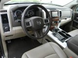 2011 Dodge Ram 1500 Laramie Crew Cab 4x4 Light Pebble Beige/Bark Brown Interior