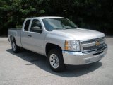 2012 Silver Ice Metallic Chevrolet Silverado 1500 LT Extended Cab #68223829