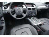 2009 Audi A4 2.0T Premium quattro Sedan Black Interior