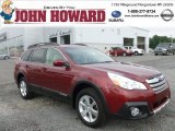 2013 Venetian Red Pearl Subaru Outback 2.5i Limited #68283341