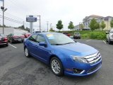 2012 Blue Flame Metallic Ford Fusion SEL #68283063