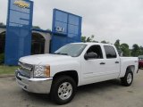 2013 Summit White Chevrolet Silverado 1500 LT Crew Cab 4x4 #68283039